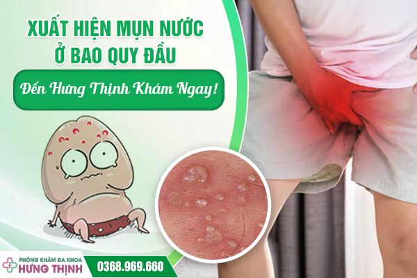 Xuất Hiện Mụn Nước Ở Bao Quy Đầu – Đến Hưng Thịnh Khám Ngay!